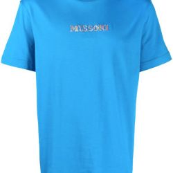 Blaues Baumwoll-polo Für Herren - Missoni Uc24sl01-bj00c7s72e9 von Missoni