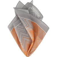 MISSONI Herren Einstecktuch grau,orange Baumwolle & Mix Gemustert von Missoni