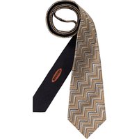 MISSONI Herren Krawatte beige Seide Gemustert,Bunt von Missoni