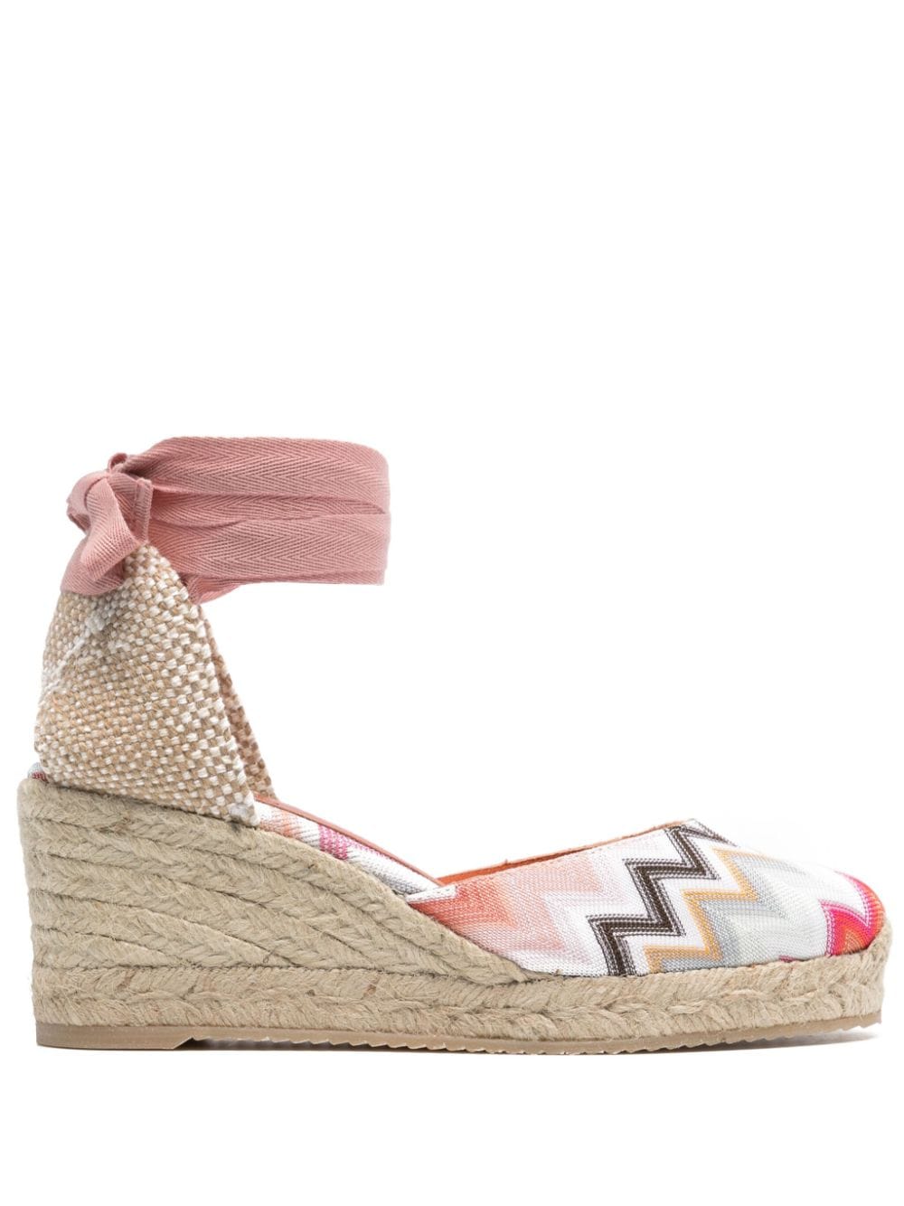 Missoni Espadrilles mit Zickzackmuster 60mm - Nude von Missoni