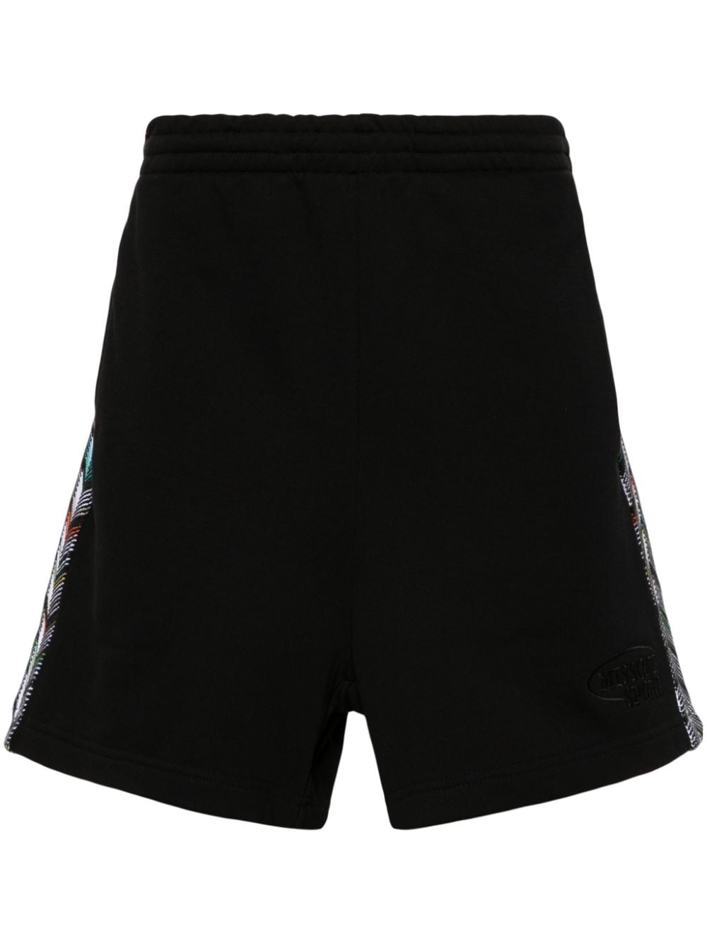 Missoni Baumwoll-Joggingshorts mit Chevron-Strick - Schwarz von Missoni