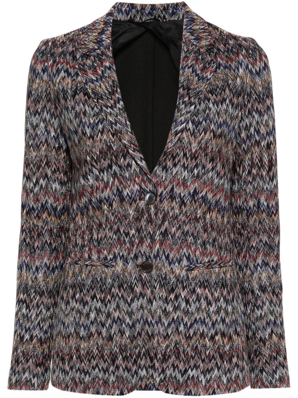 Missoni Blazer mit Zickzackmuster - Blau von Missoni