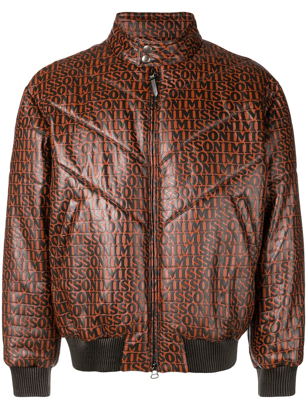 Missoni Bomberjacke mit Logo-Print - Braun von Missoni