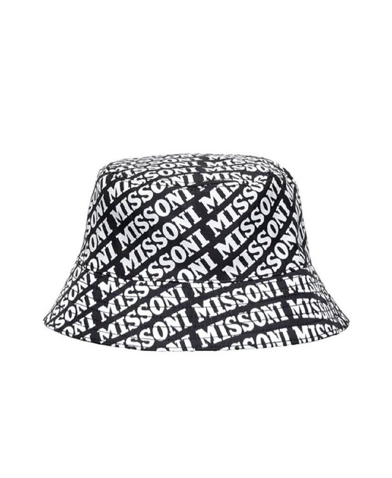 Missoni Fischerhut Missoni Bucket Hat Fischerhut Damen/ Herren. Unisex,Schwarz / Weiß Logo von Missoni