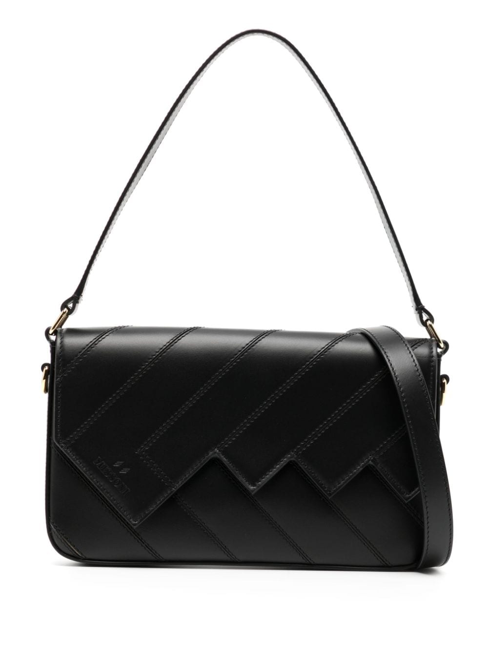 Missoni Flap Wave Schultertasche - Schwarz von Missoni