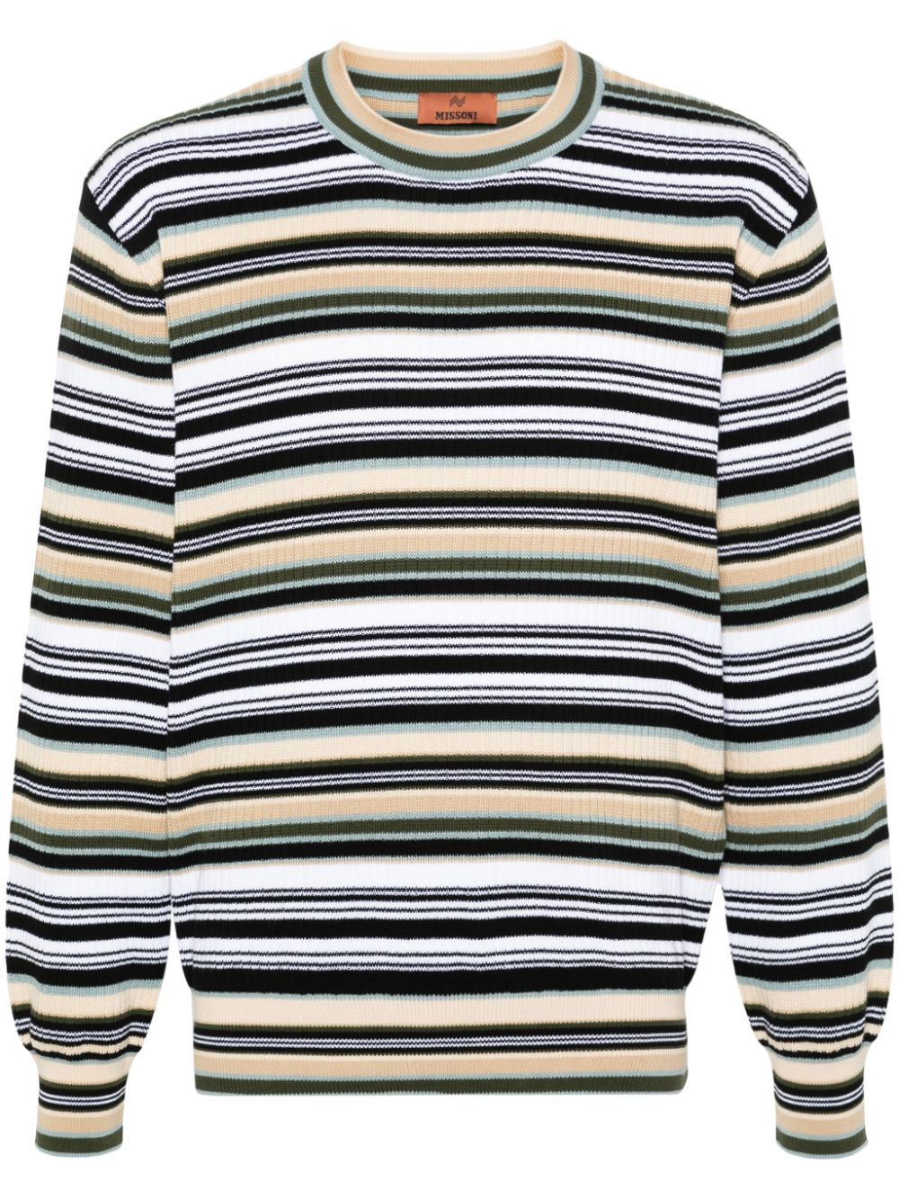 Missoni Gestreifter Strickpullover - Nude von Missoni