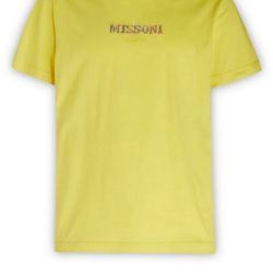 Missoni Herren Baumwoll-t-shirt Mit Muster In Gelb von Missoni