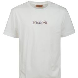 Missoni Herren Weißes Baumwoll-t-shirt von Missoni