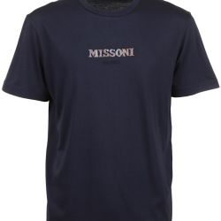 Missoni Himmelblau Baumwoll-t-shirt Für Herren von Missoni