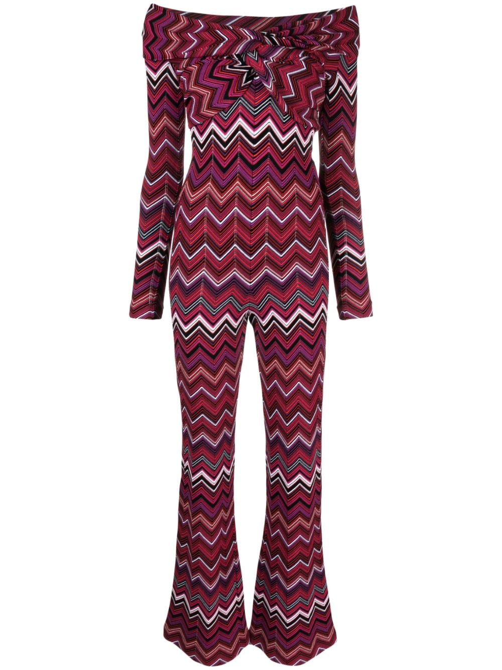 Missoni Jumpsuit mit Zickzackmuster - Violett von Missoni