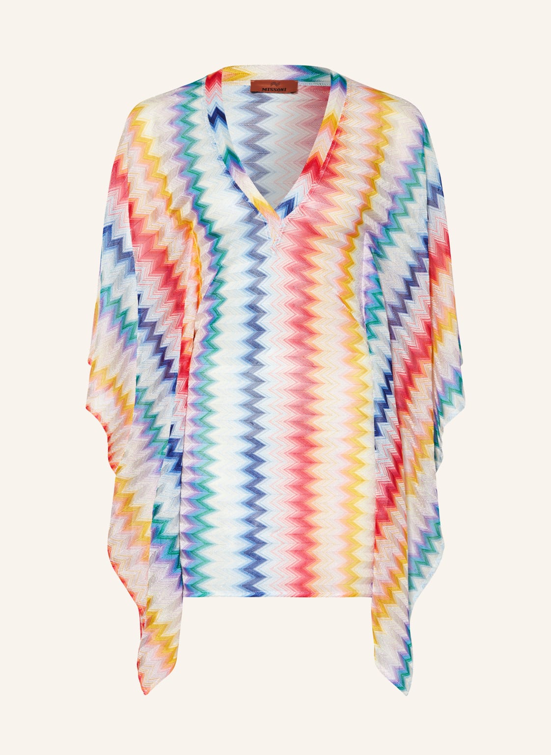 Missoni Kaftan Mit Glitzergarn weiss von Missoni