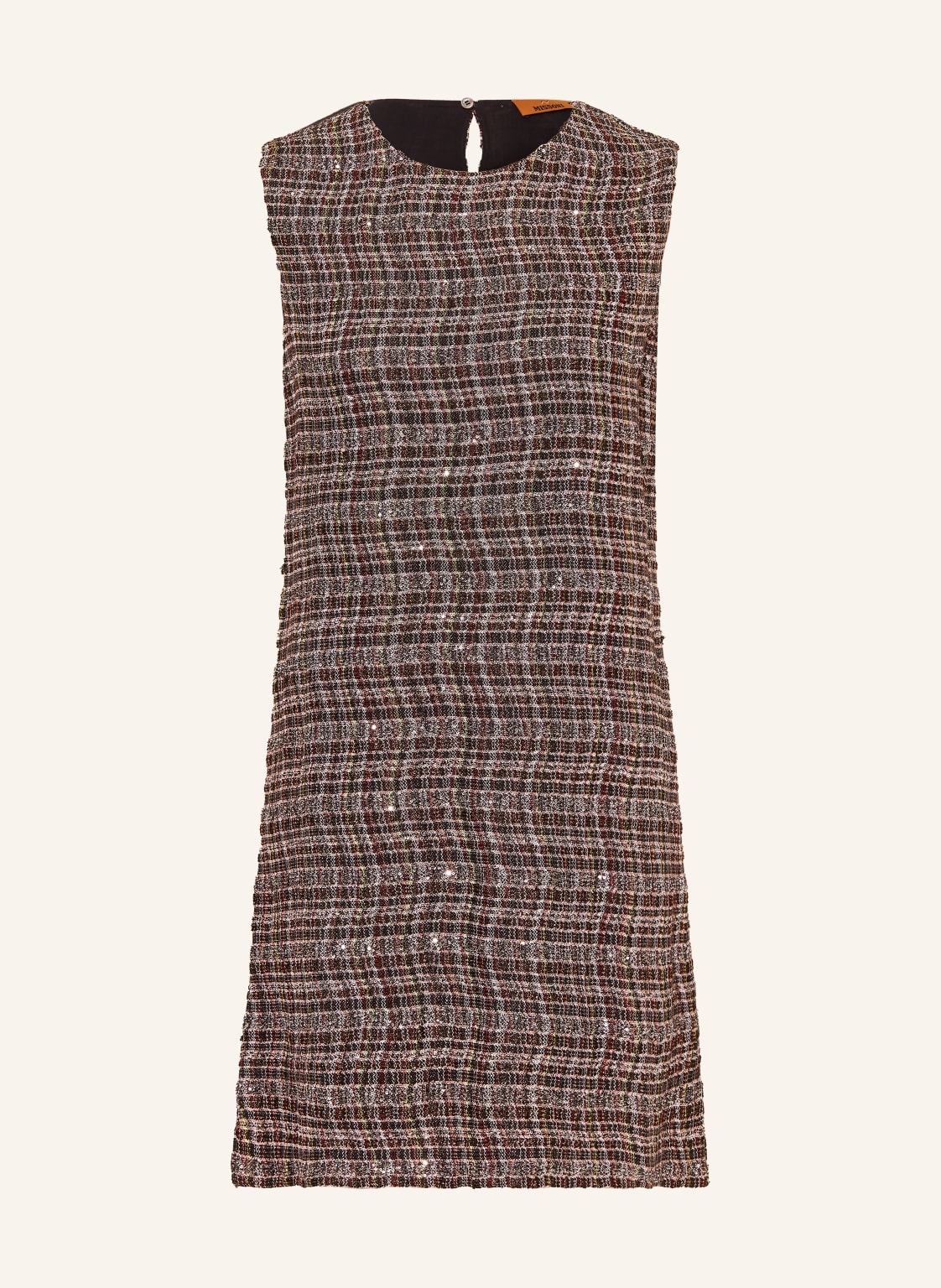 Missoni Kleid Mit Pailletten Und Glitzergarn braun von Missoni