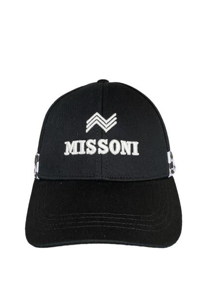 Missoni - Missoni Baseball Cap Zickzack Black, Schwarz von Missoni