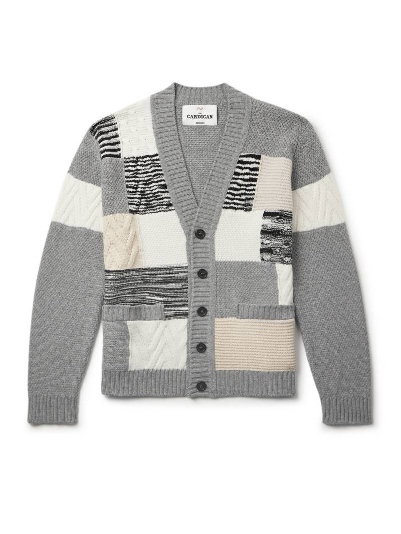 Missoni - Patchwork Wool Cardigan - Men - Gray - IT 54 von Missoni