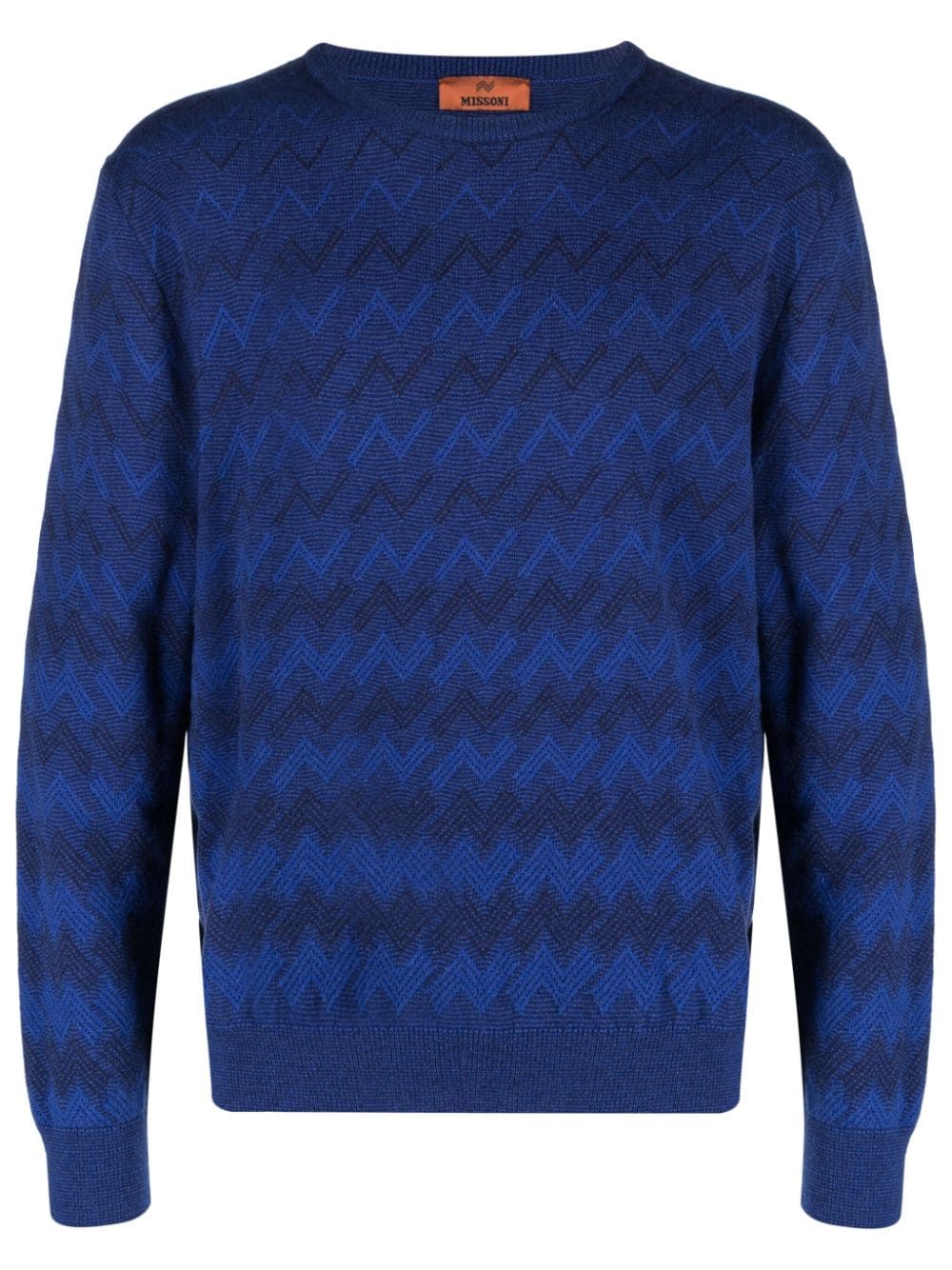 Missoni Pullover aus Kaschmir mit Zickzackmuster - Blau von Missoni