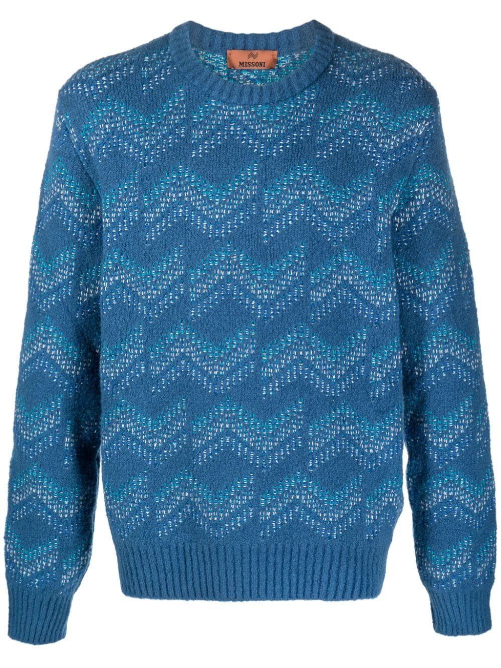 Missoni Pullover mit Jacquardmuster - Blau von Missoni