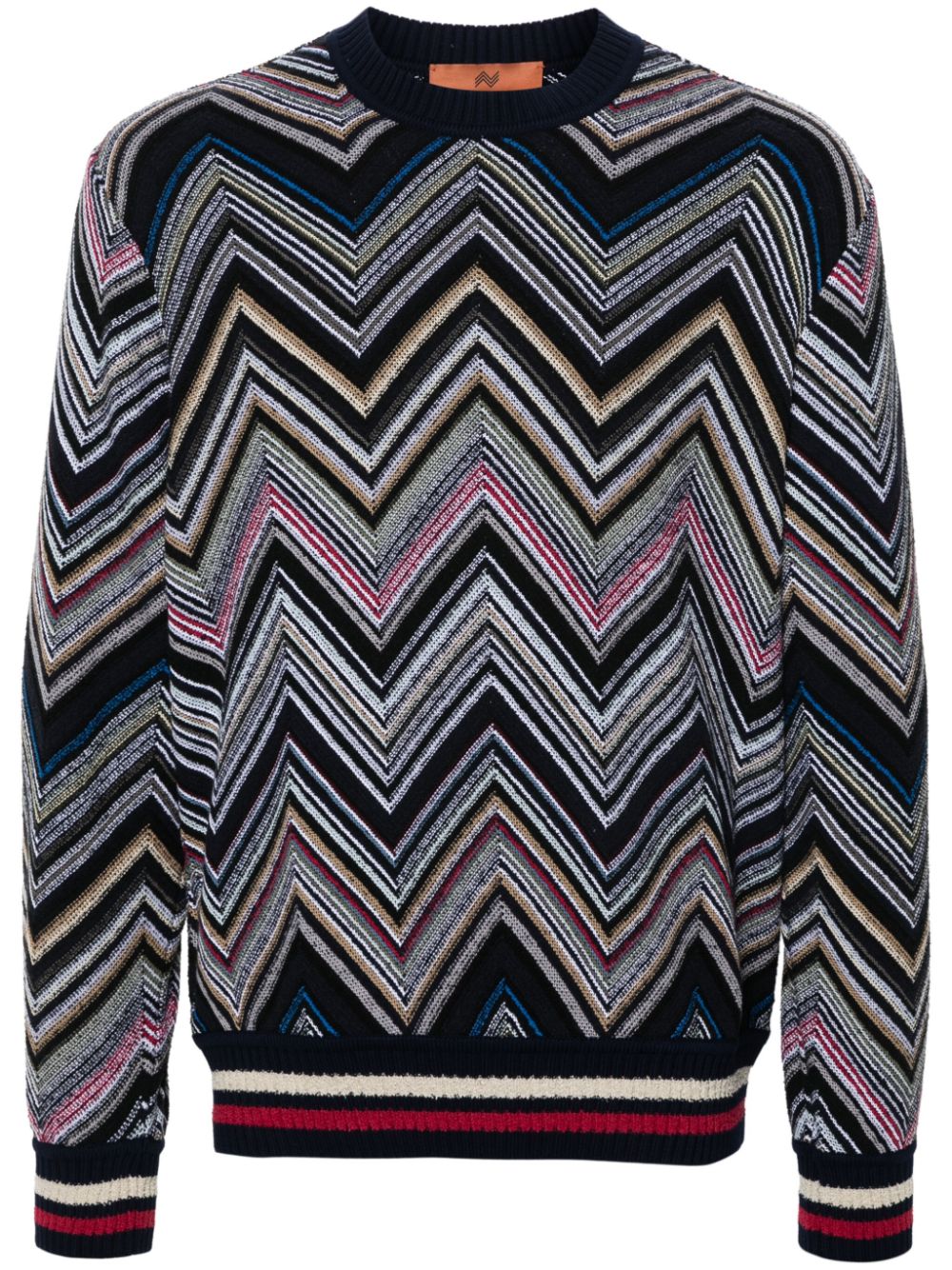 Missoni Pullover mit Zickzackmuster - Blau von Missoni