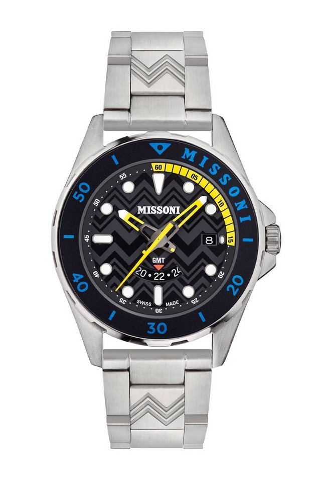 Missoni Schweizer Uhr GMT von Missoni