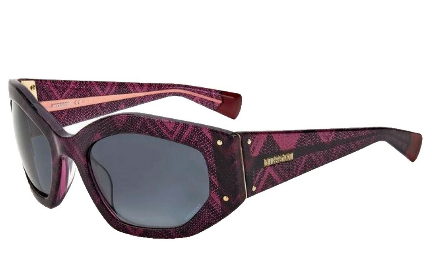 Missoni Sonnenbrille Unisex Brille Mit Originaletui Ein ausdrucksstarkes Statement-Piece für Fashion-Liebhaber von Missoni