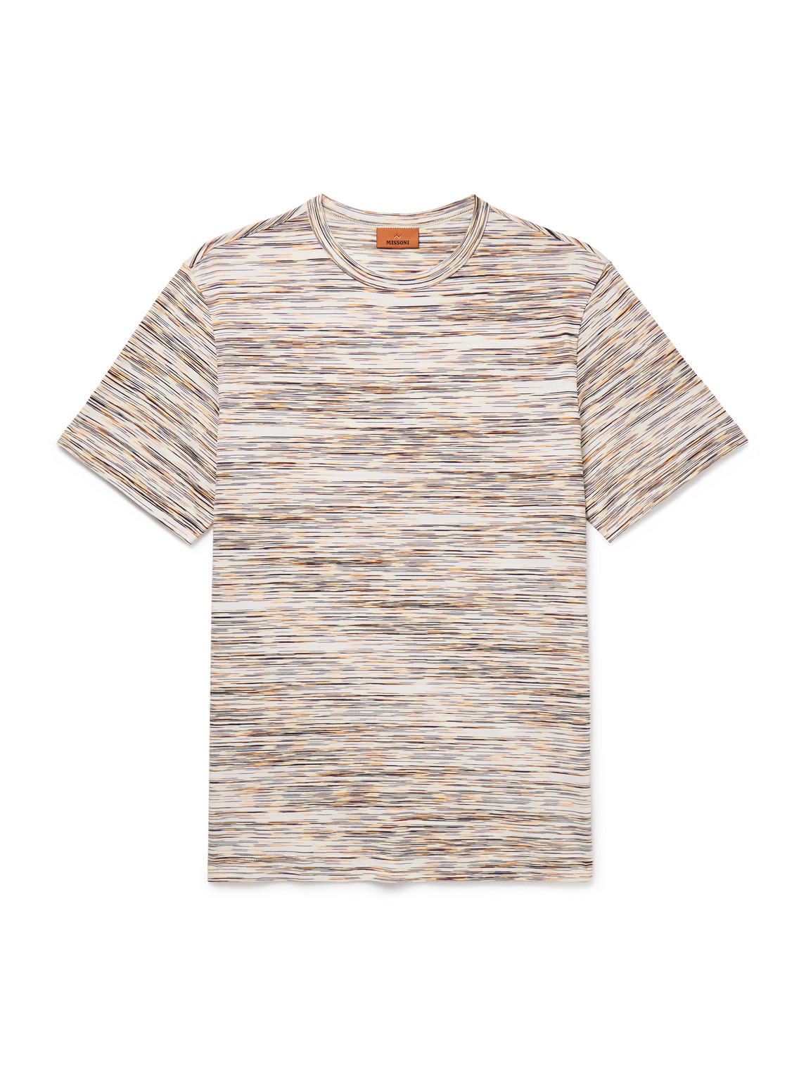 Missoni - Space-Dyed Cotton-Jersey T-Shirt - Men - Neutrals - XXL Missoni - Space-Dyed Cotton-Jersey T-Shirt - Men - Neutrals - XXL von Missoni