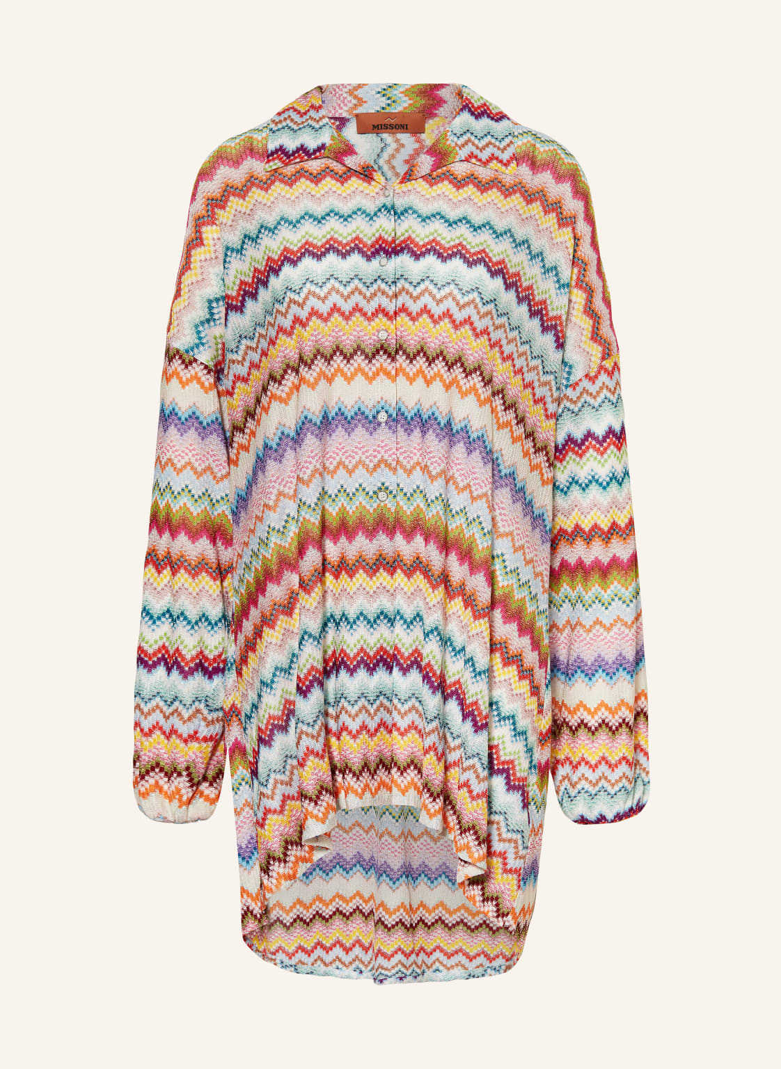 Missoni Strandkleid Mit Glitzergarn rot von Missoni