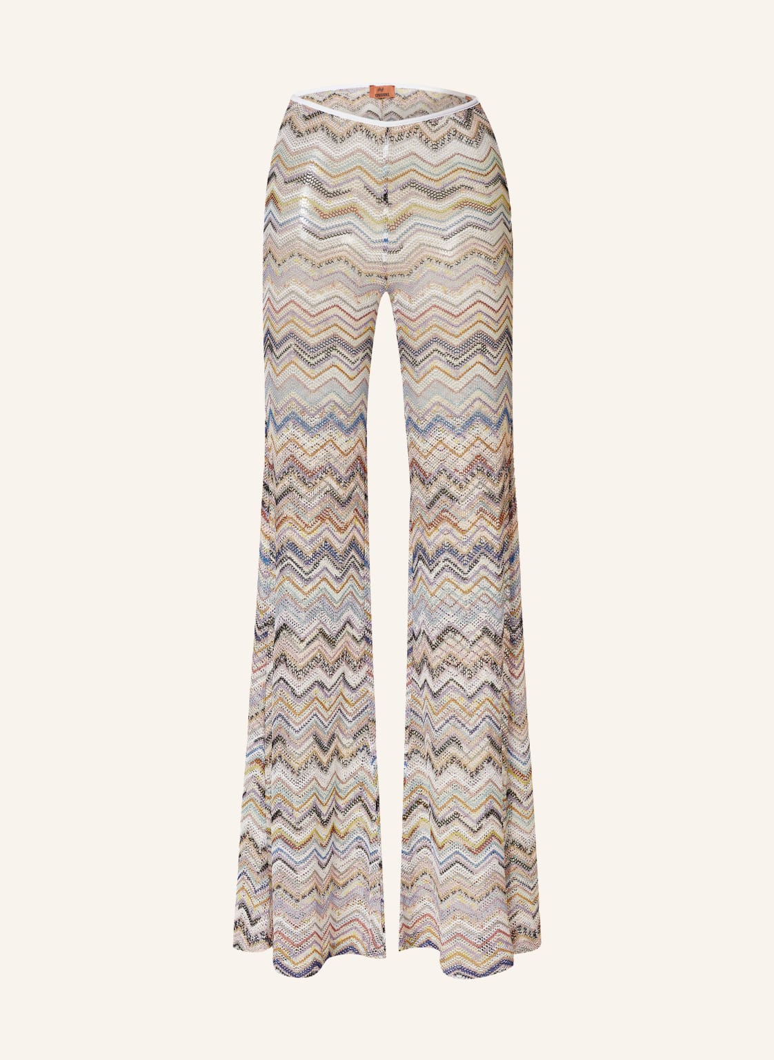 Missoni Strickhose Mit Glitzergarn blau von Missoni