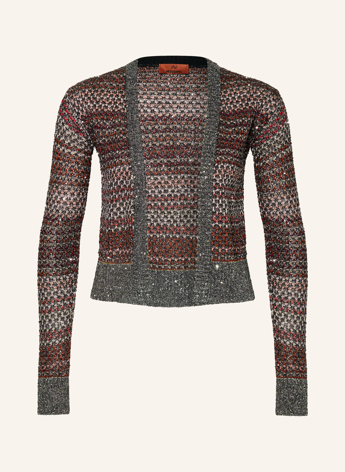 Missoni Strickhülle Mit Pailetten Und Glitzergarn schwarz von Missoni