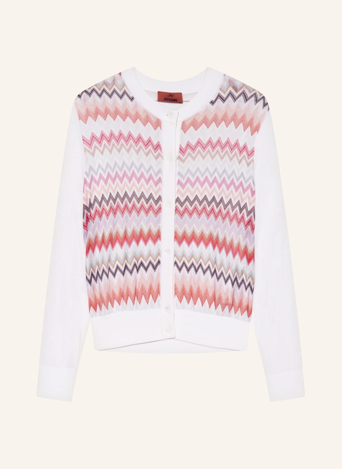 Missoni Strickjacke weiss von Missoni