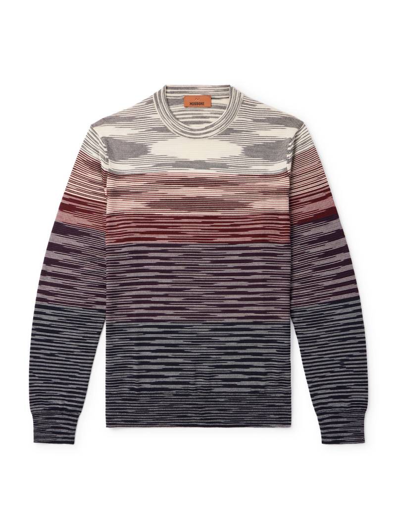 Missoni - Striped Wool Sweater - Men - Neutrals - IT 50 von Missoni
