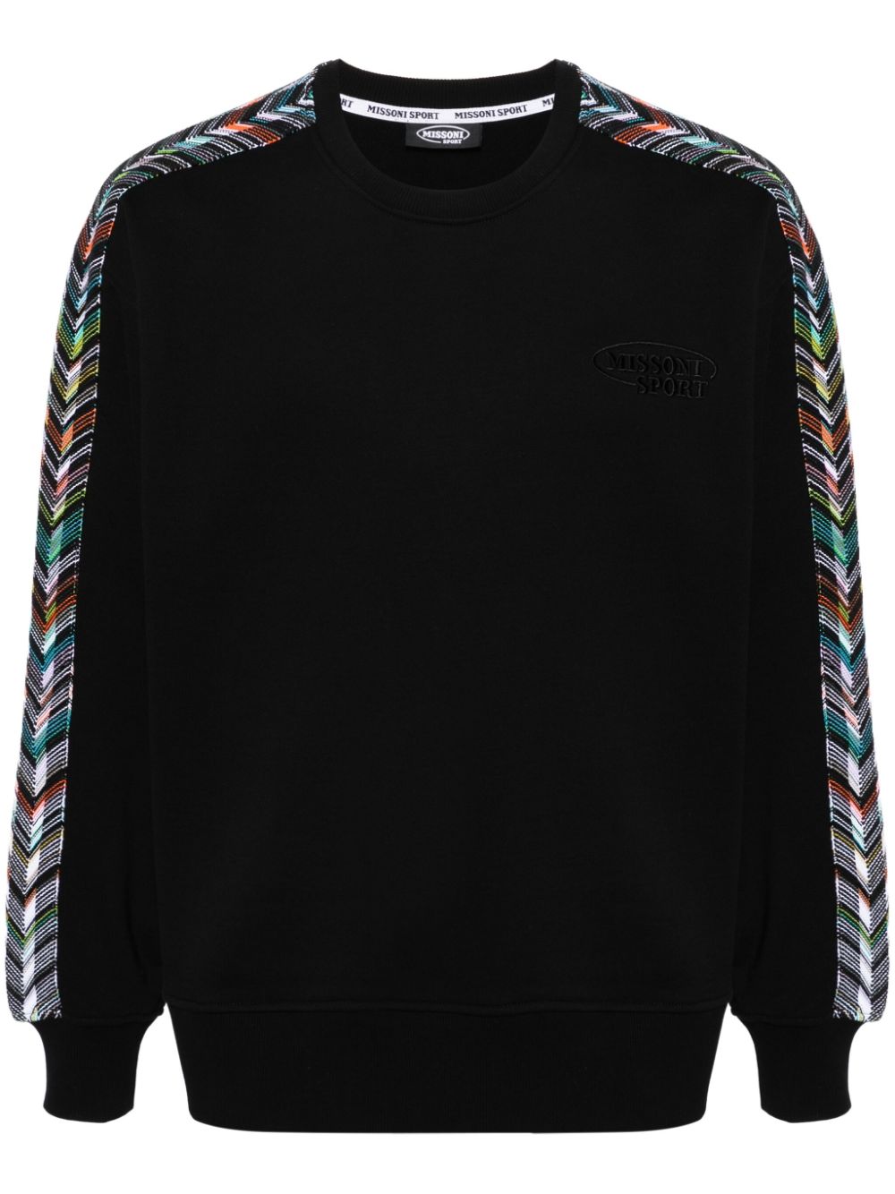 Missoni Sweatshirt mit Zickzackmuster - Schwarz von Missoni