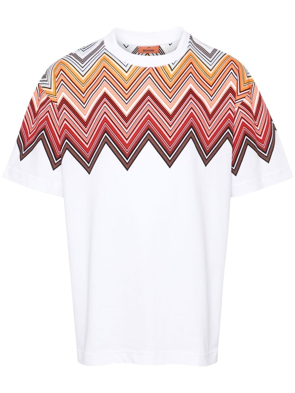 Missoni T-Shirt mit Zickzackmuster - Weiß von Missoni