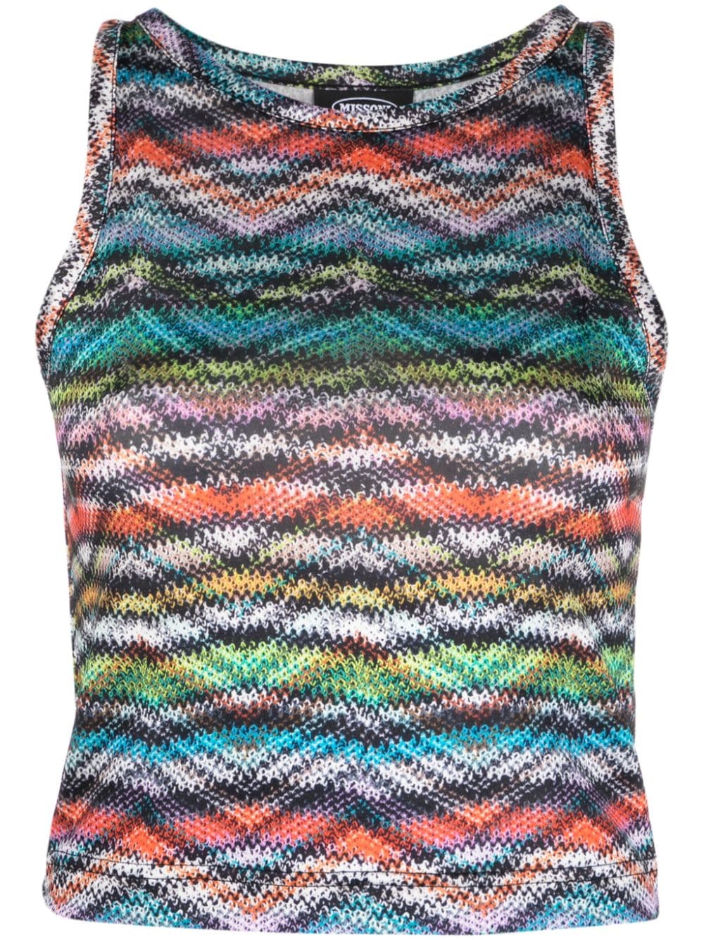 Missoni Tanktop mit Zickzackmuster - Blau von Missoni