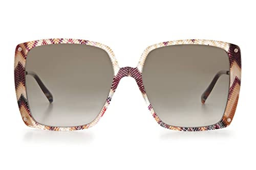 Missoni Unisex Mis 0002/s Sunglasses, 5ND/HA Plum Multic, 58 von Missoni