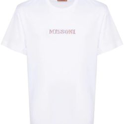 Missoni Weißes Baumwoll-t-shirt Für Herren von Missoni