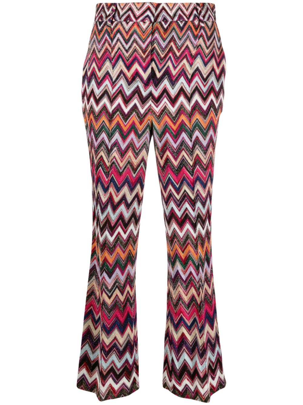 Missoni Lurex-Hose mit Zickzackmuster - Rosa von Missoni