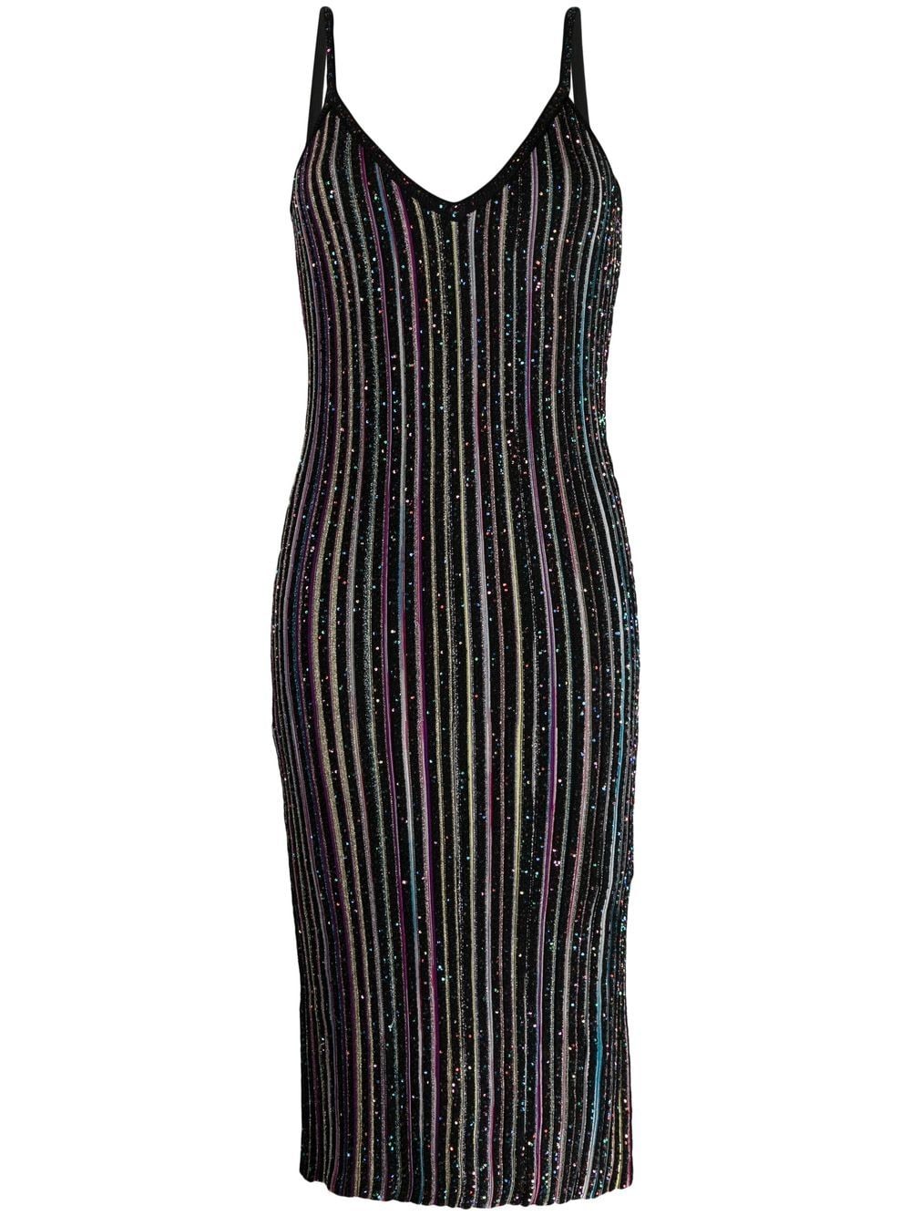 Missoni Strickkleid mit Glitter - Schwarz von Missoni