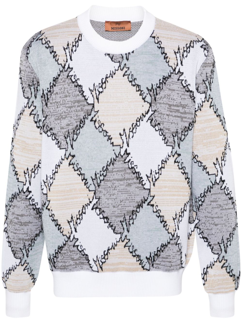 Missoni Pullover mit Jacquardmuster - Weiß von Missoni