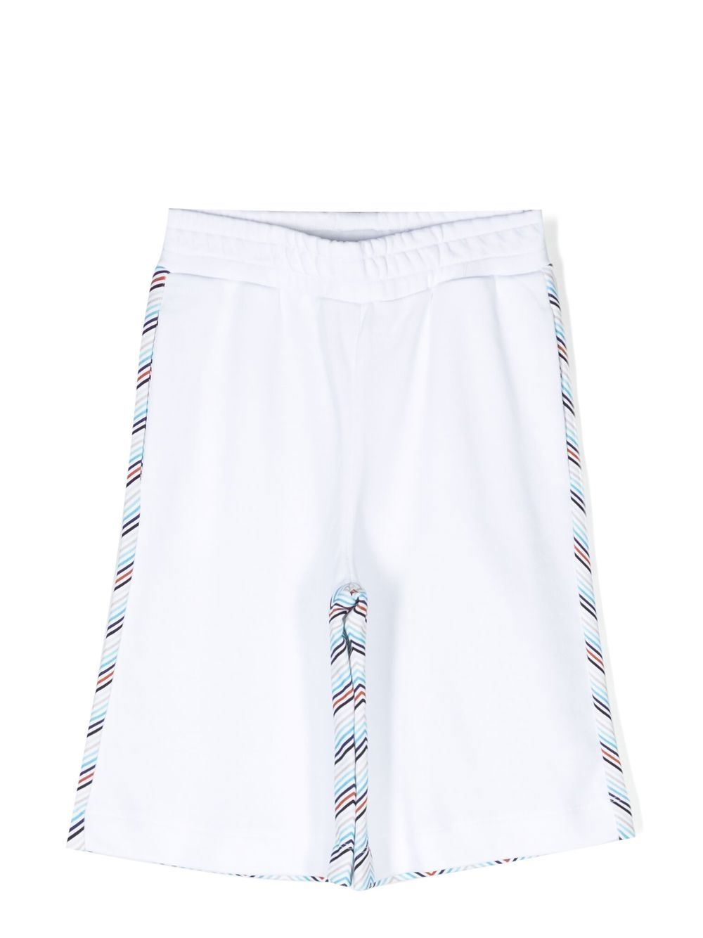 Missoni Kids Shorts mit Zickzack-Print - Weiß von Missoni Kids