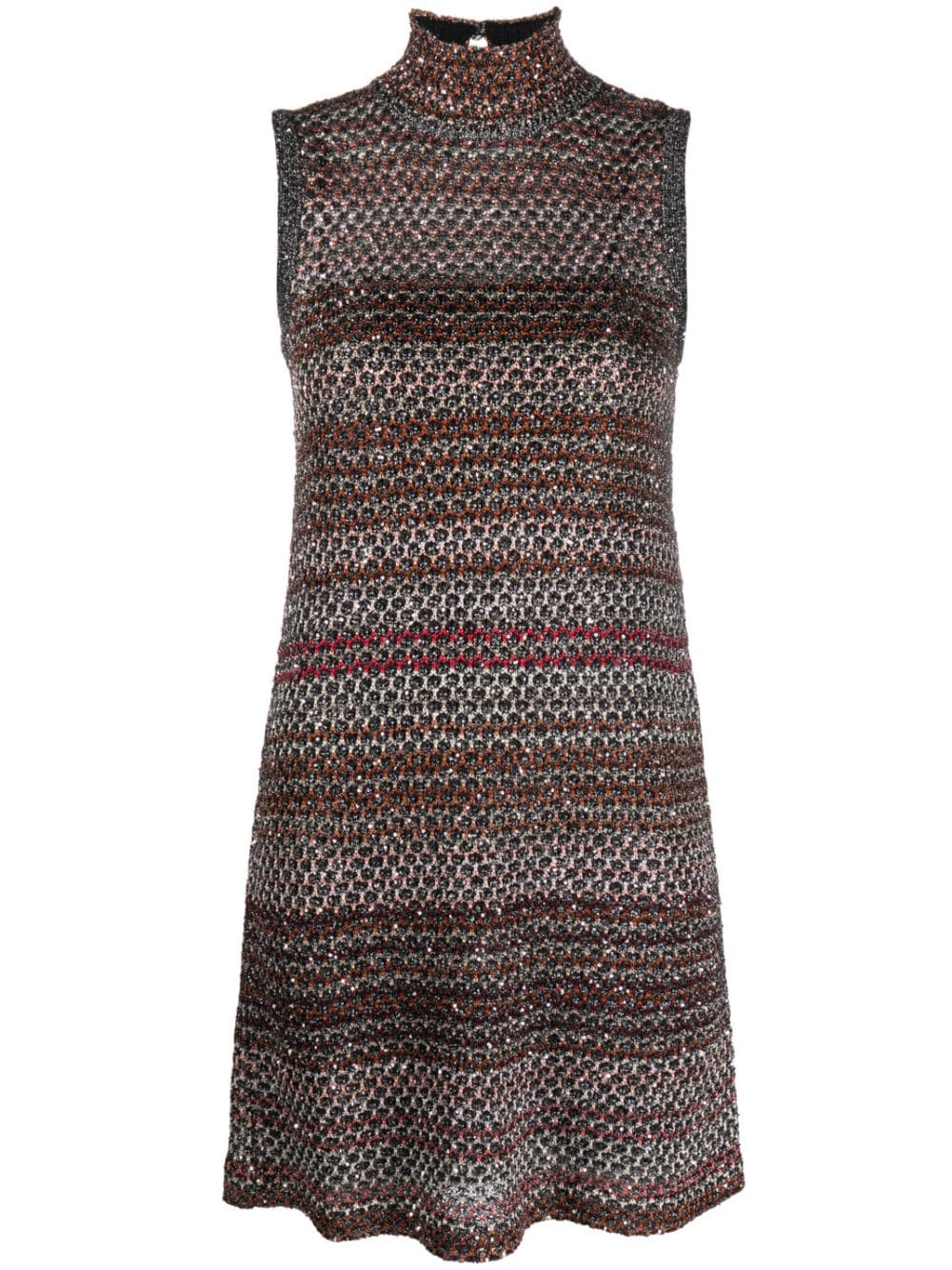 Missoni Minikleid mit Pailletten - Schwarz von Missoni