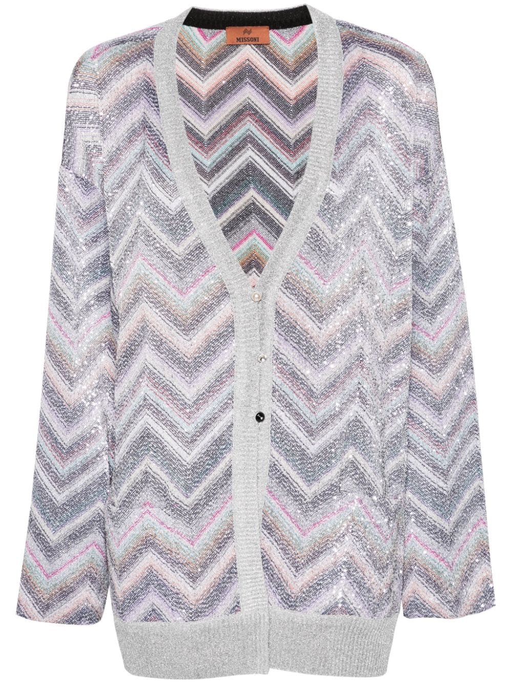 Missoni Cardigan mit Pailletten - Grau von Missoni