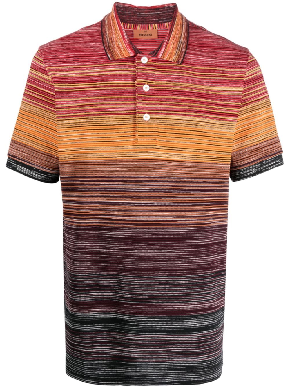 Missoni Gestreiftes Poloshirt - Orange von Missoni