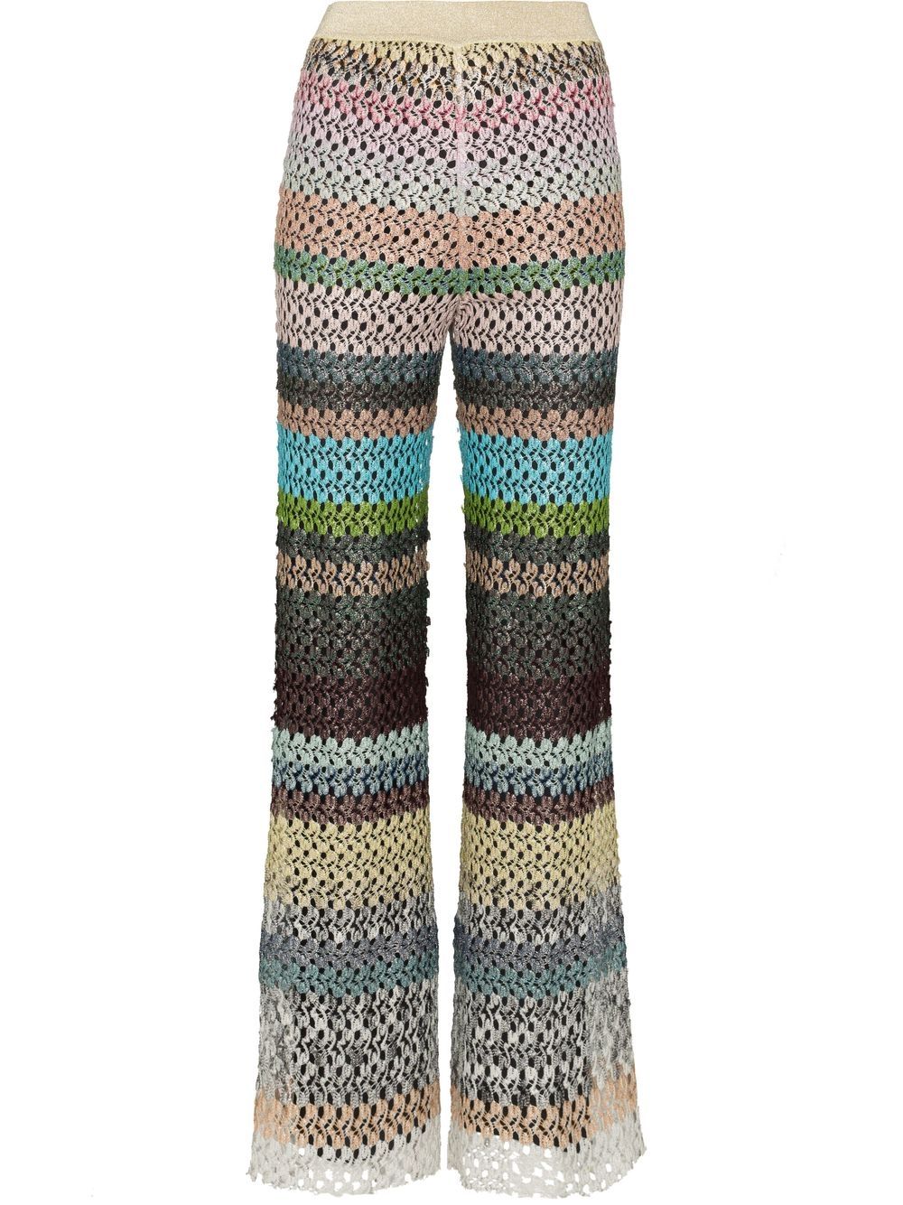 Missoni Gestreifte Schlaghose - Rosa von Missoni