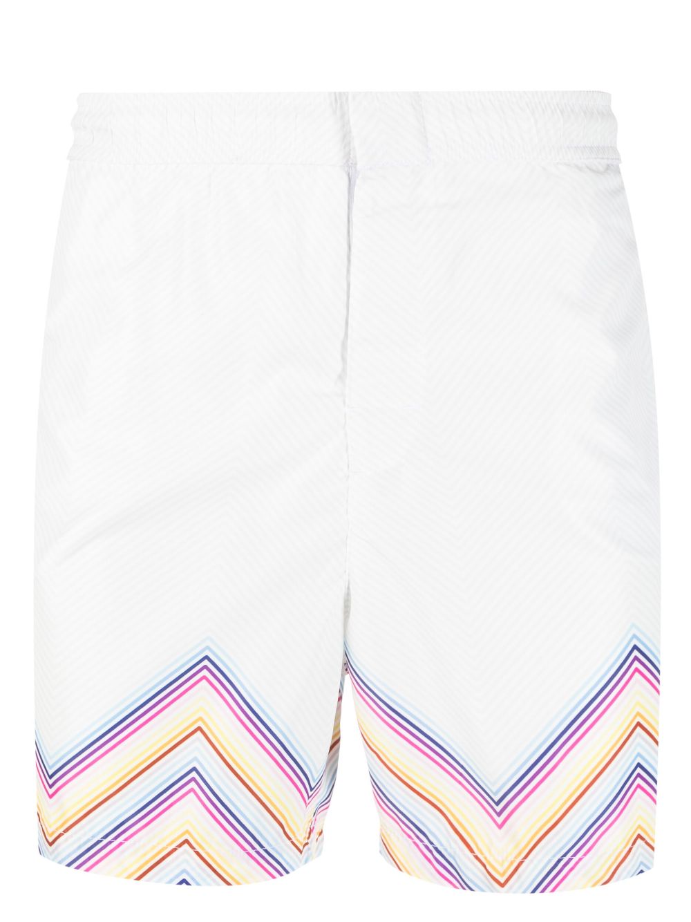 Missoni Badeshorts mit Zickzackmuster - Weiß von Missoni