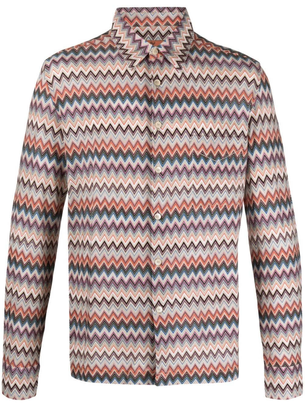 Missoni Hemd mit Zickzackmuster - Nude von Missoni