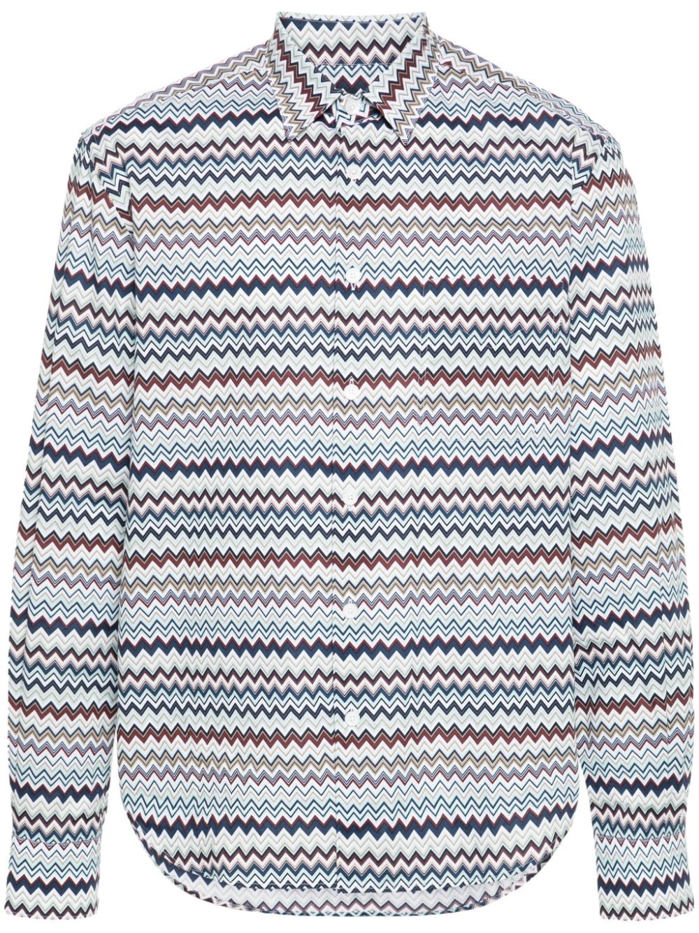 Missoni Hemd mit Zickzackmuster - Blau von Missoni