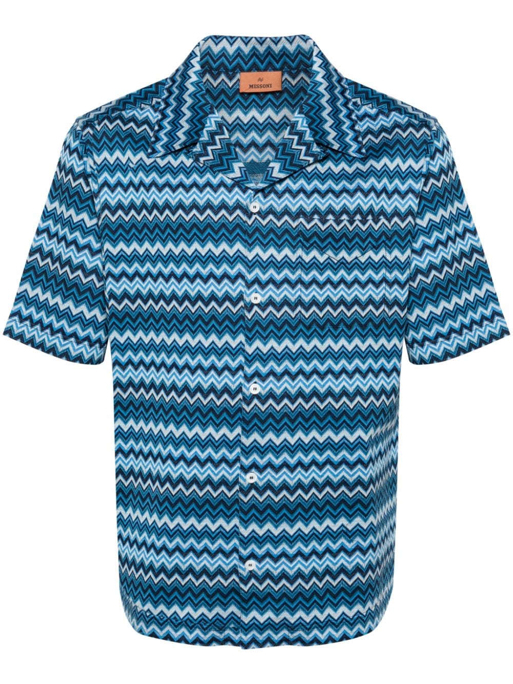 Missoni Hemd mit Zickzackmuster - Blau von Missoni