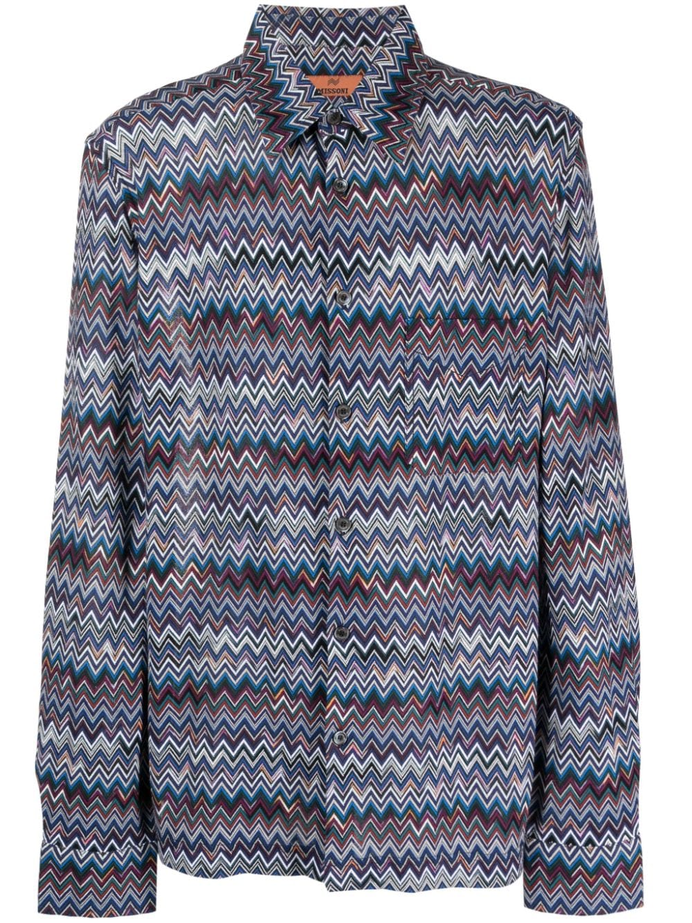 Missoni Hemd mit Zickzackmuster - Blau von Missoni