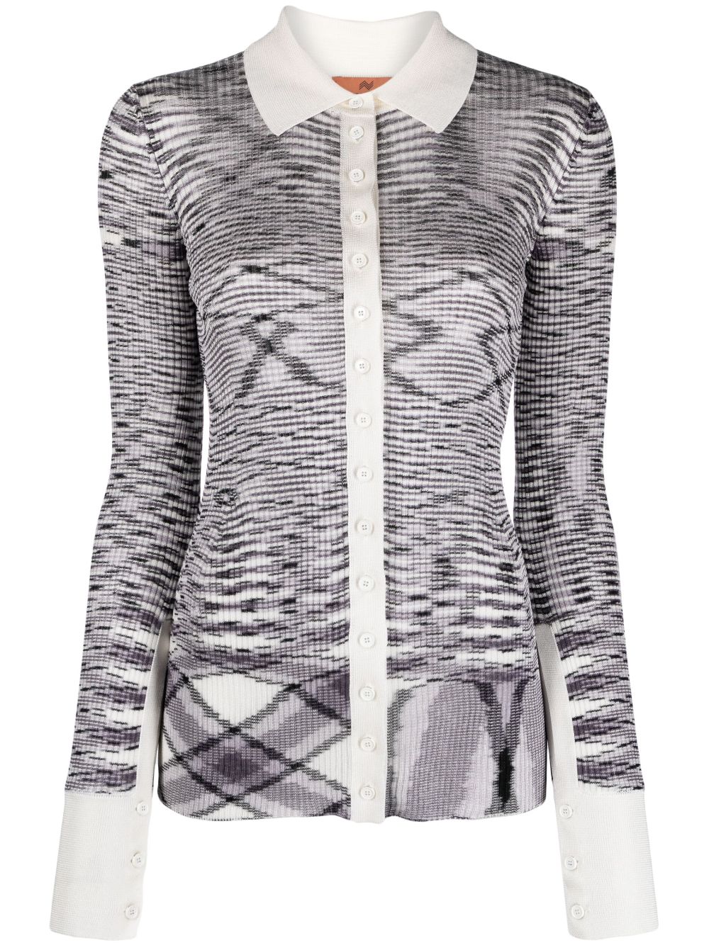 Missoni Cardigan mit Zickzackmuster - Nude von Missoni