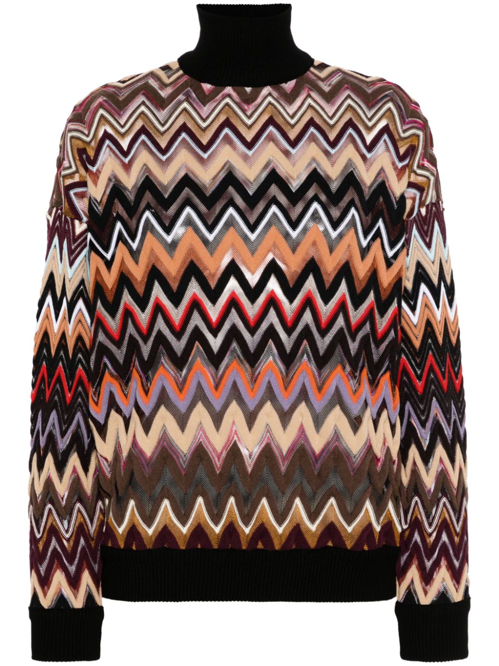 Missoni Pullover mit Zickzackmuster - Schwarz von Missoni