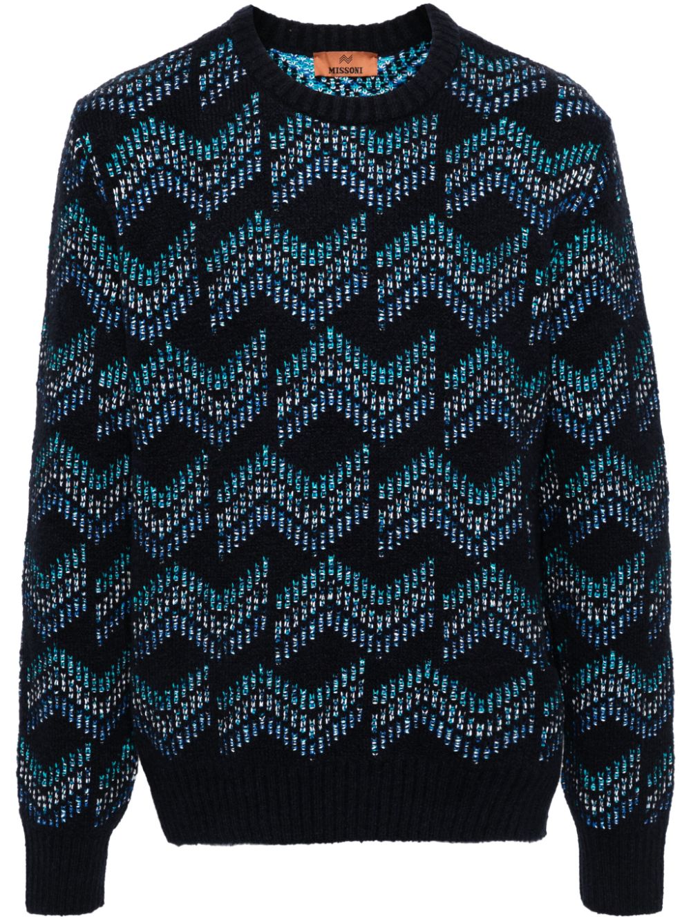 Missoni Pullover mit Zickzackmuster - Blau von Missoni